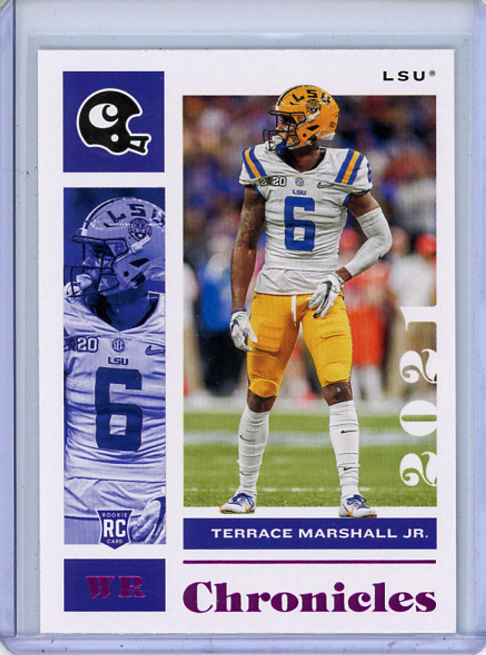 Terrace Marshall Jr. 2021 Chronicles Draft Picks #13 Pink