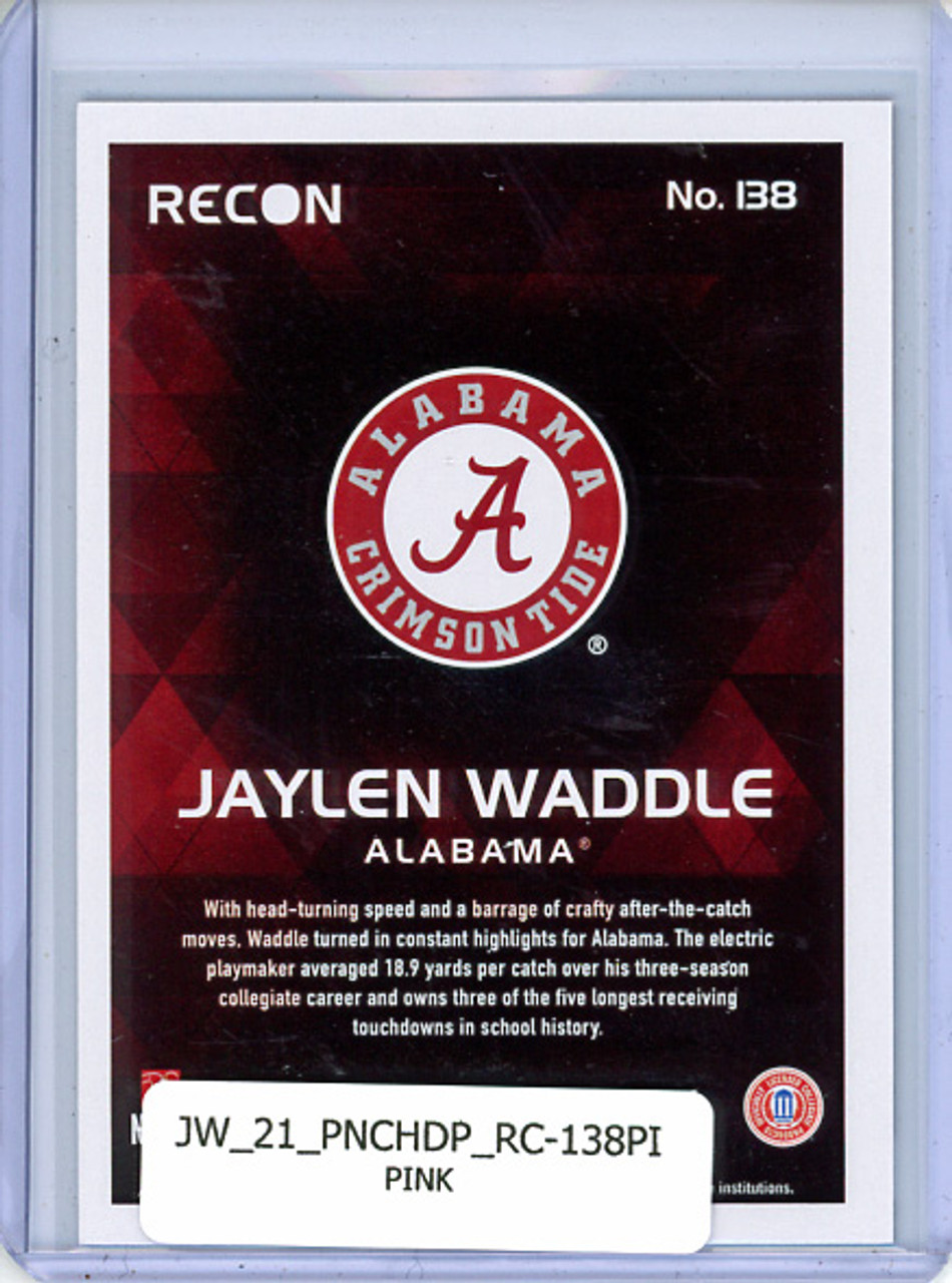 Jaylen Waddle 2021 Chronicles Draft Picks, Recon #138 Pink