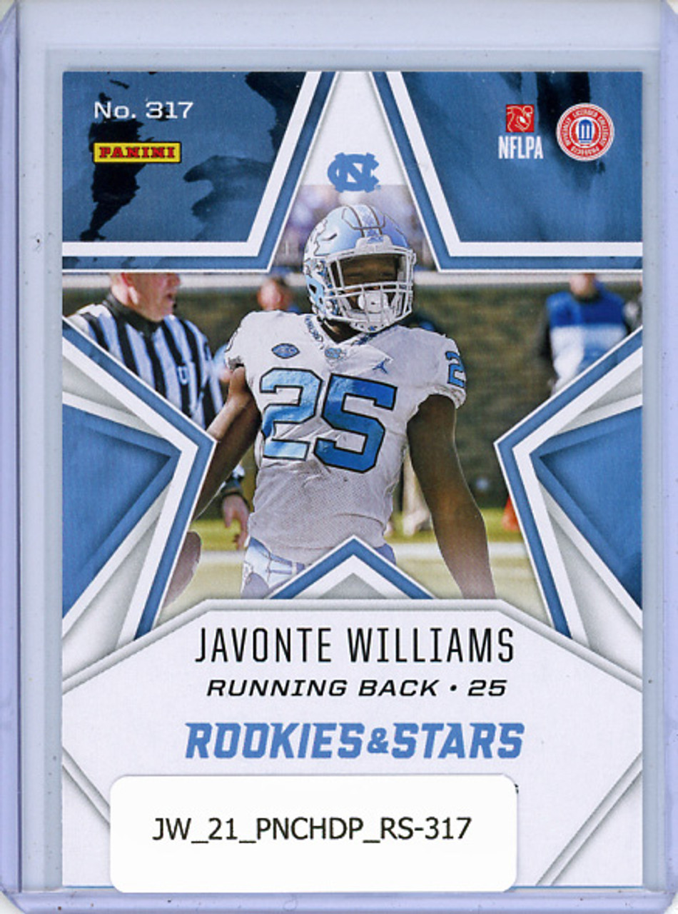 Javonte Williams 2021 Chronicles Draft Picks, Rookies & Stars #317