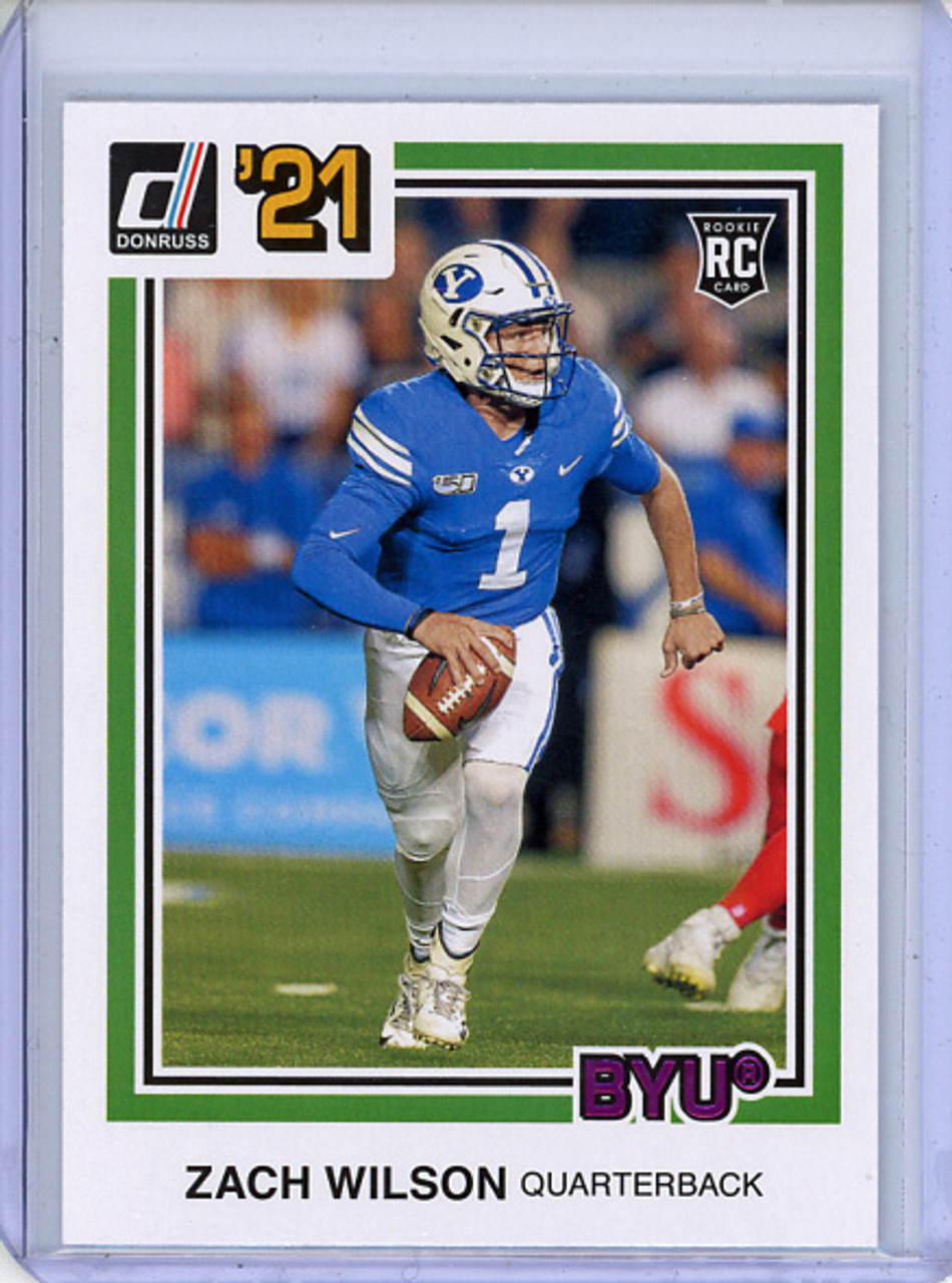 Zach Wilson 2021 Chronicles Draft Picks, Donruss #35 Pink