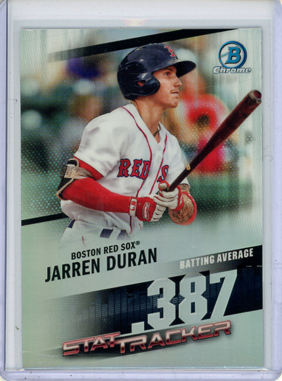 Jarren Duran 2020 Bowman Chrome, Stat Tracker #ST-9