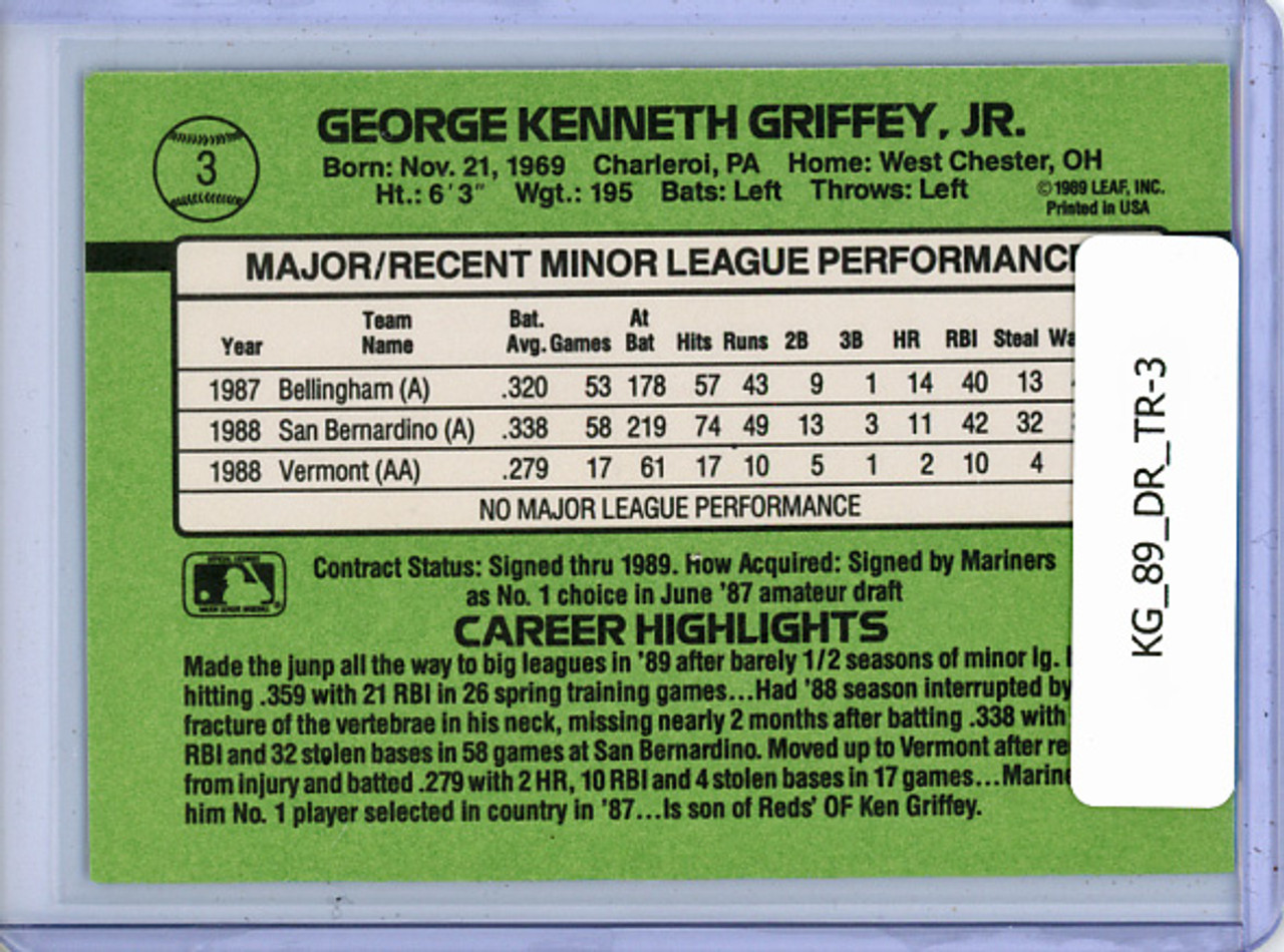 Ken Griffey Jr. 1989 Donruss, The Rookies #3