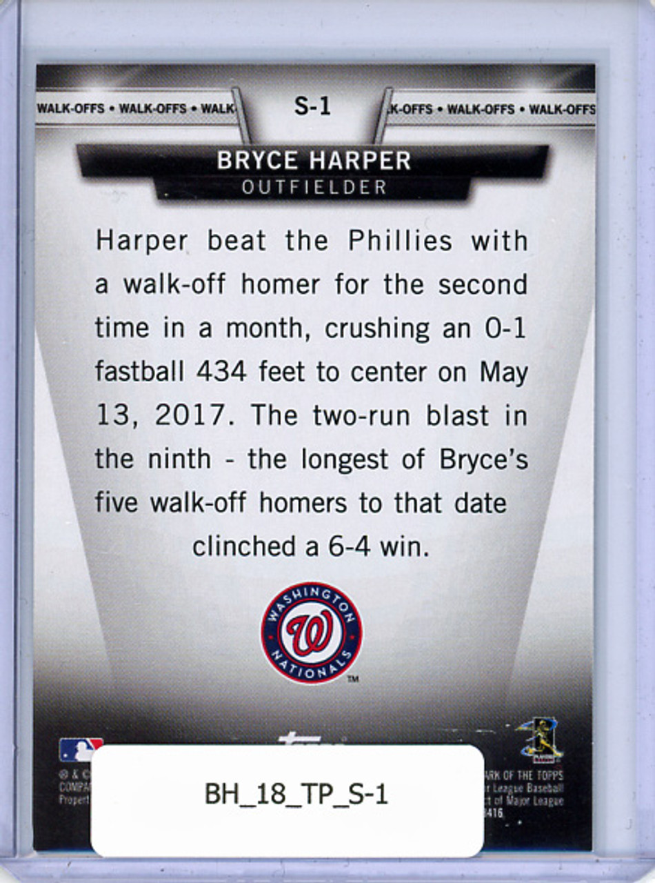 Bryce Harper 2018 Topps, Salute #S-1