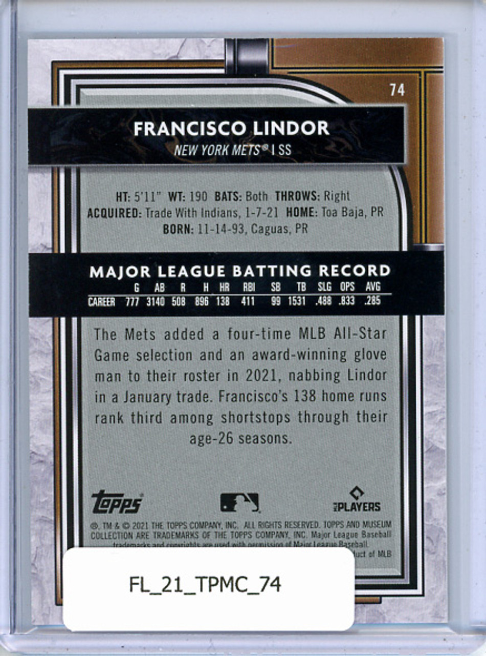 Francisco Lindor 2021 Museum Collection #74