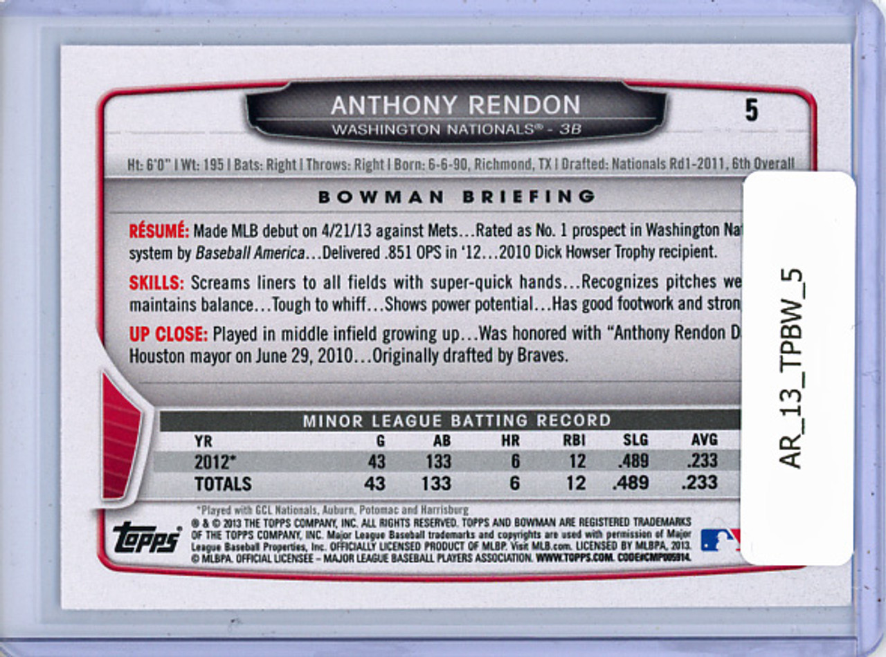 Anthony Rendon 2013 Bowman #5