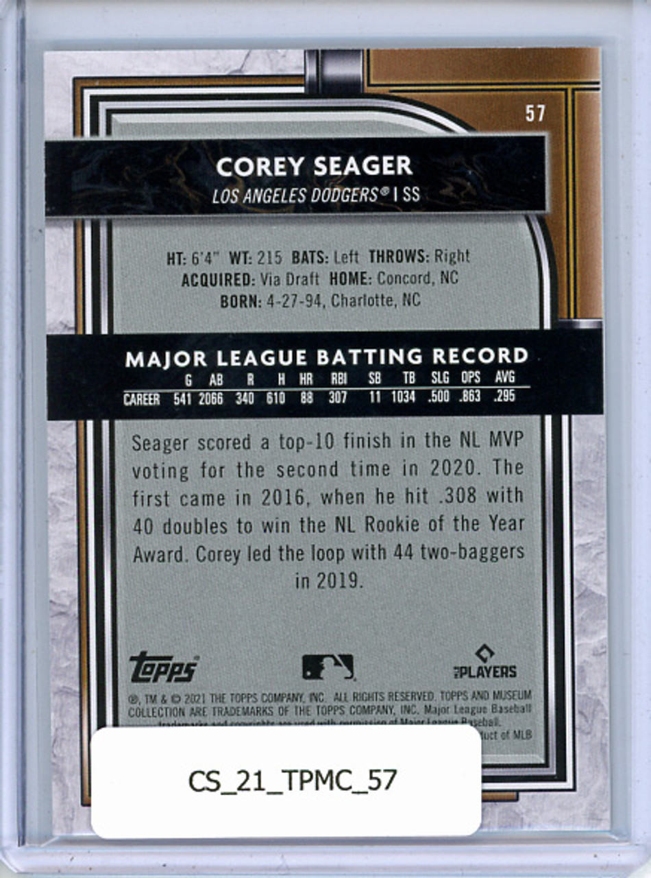 Corey Seager 2021 Museum Collection #57
