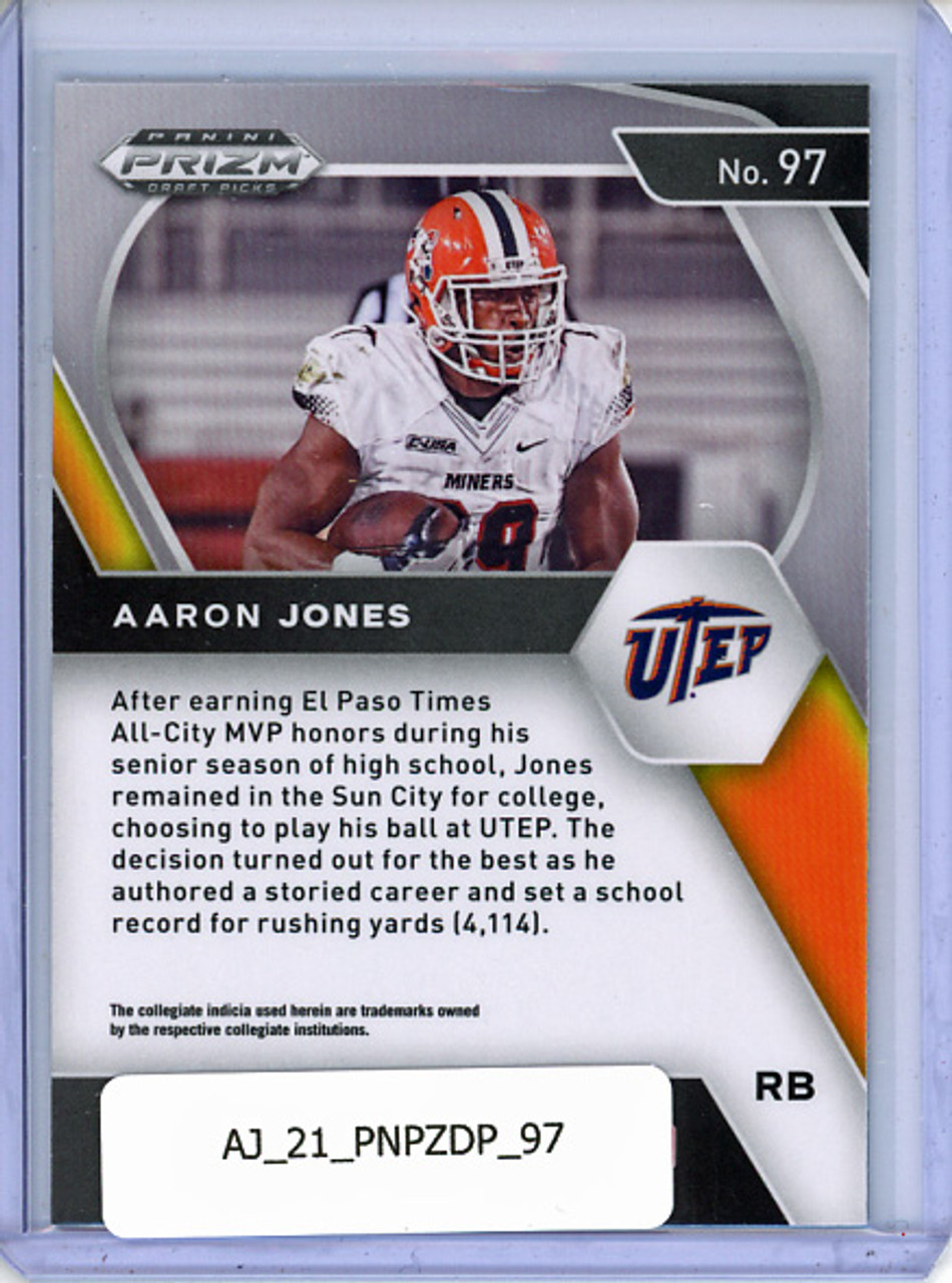 Aaron Jones 2021 Prizm Draft Picks #97