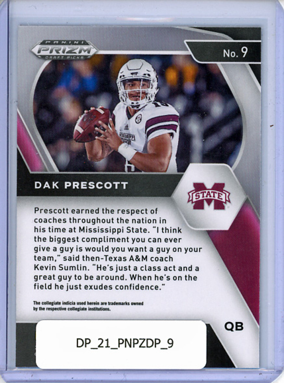 Dak Prescott 2021 Prizm Draft Picks #9