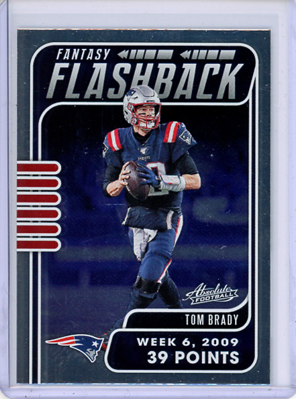 Tom Brady 2020 Absolute, Fantasy Flashback #FF-TB