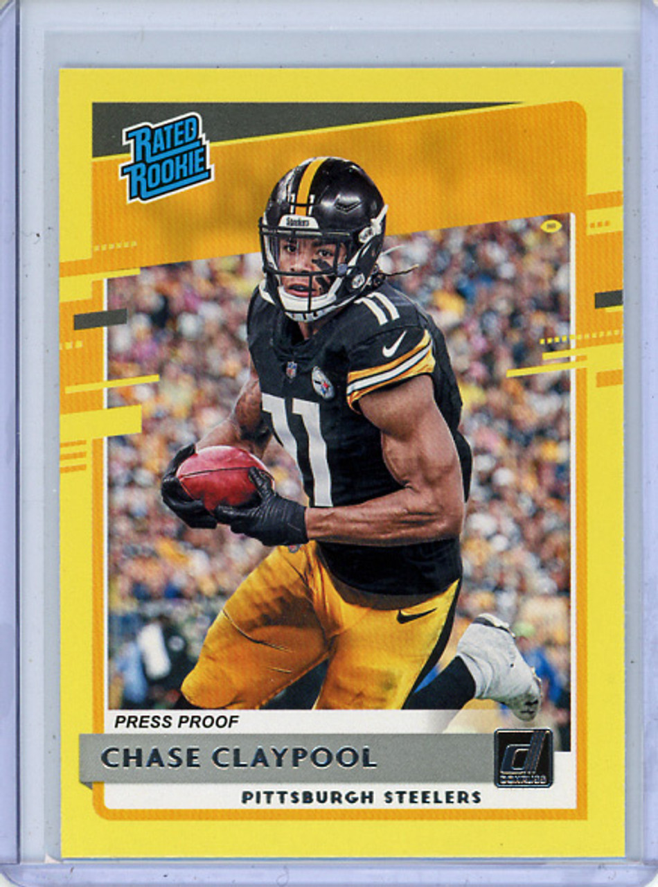 Chase Claypool 2020 Donruss #327 Press Proof Yellow