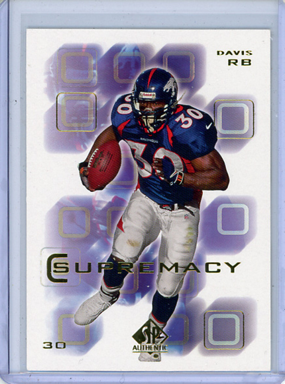 Terrell Davis 2000 SP Authentic, Supremacy #S2