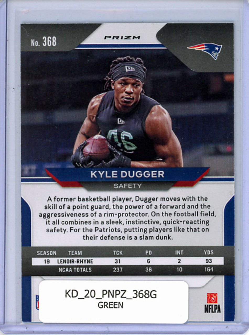 Kyle Dugger 2020 Prizm #368 Green