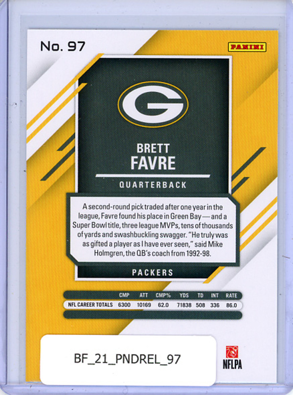 Brett Favre 2021 Donruss Elite #97