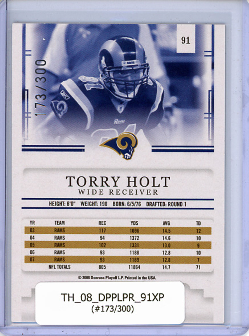 Torry Holt 2008 Playoff Prestige #91 Xtra Points (#173/300)
