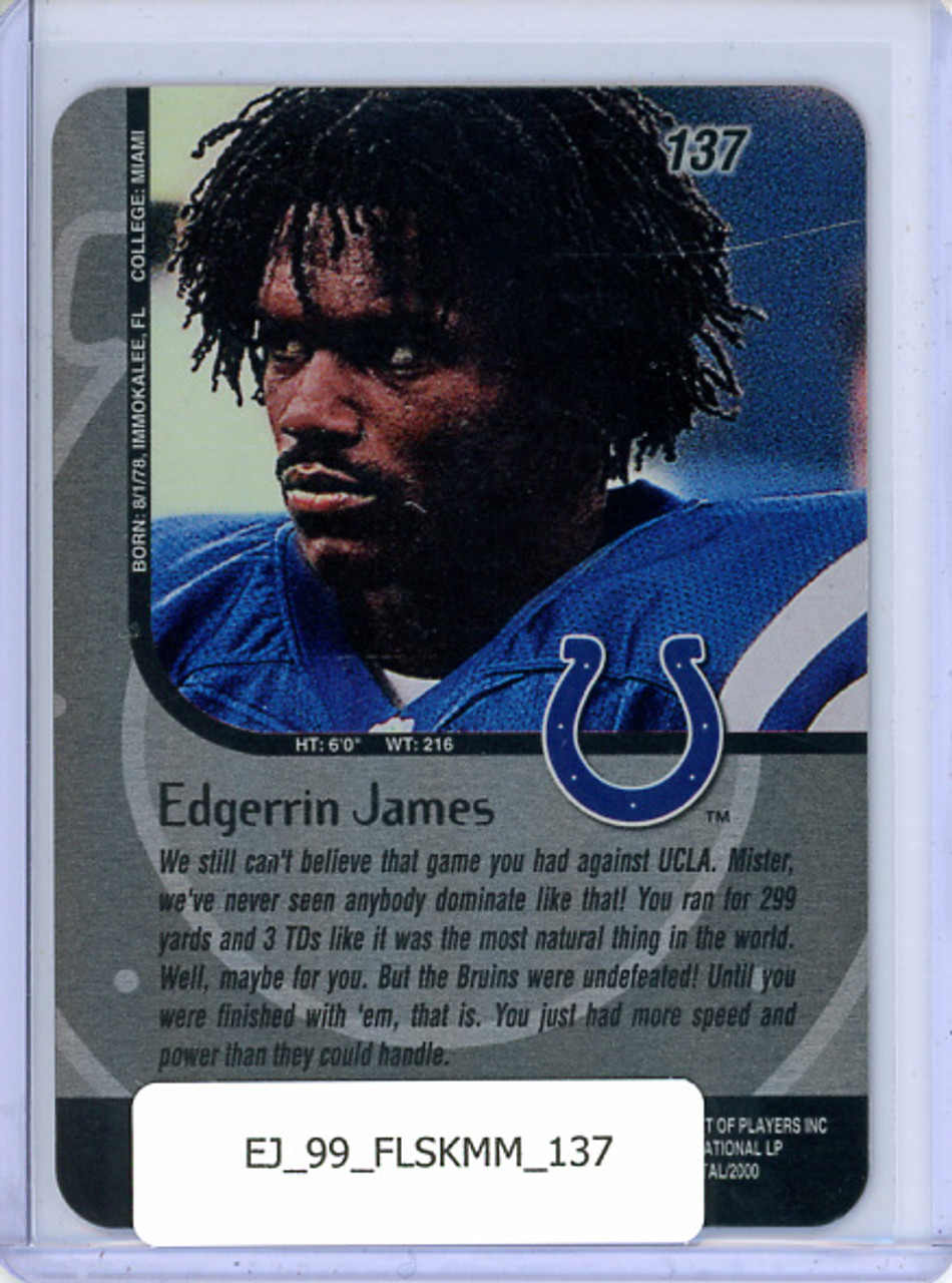 Edgerrin James 1999 Skybox Molten Metal #137