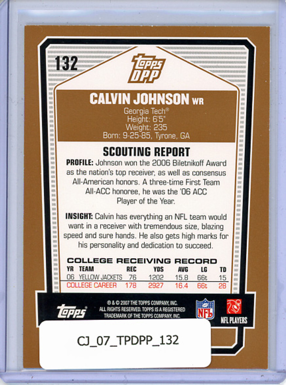 Calvin Johnson 2007 Draft Picks & Prospects #132
