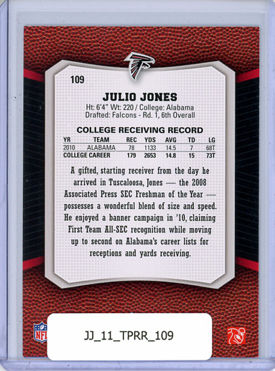 Julio Jones 2011 Topps Rising Rookies #109