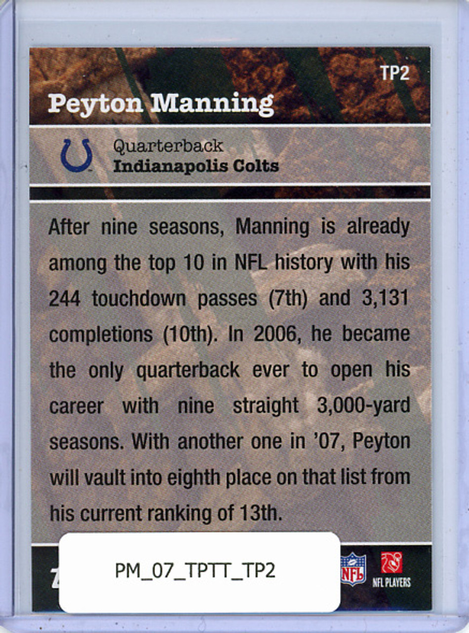 Peyton Manning 2007 Total, Total Production #TP2