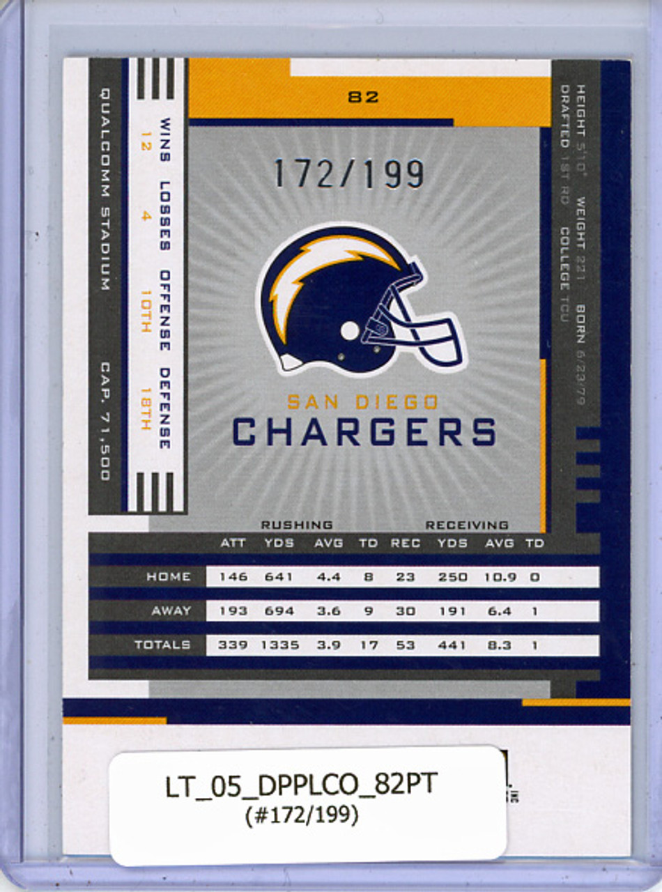 LaDainian Tomlinson 2005 Playoff Contenders #82 Playoff Ticket (#172/199)