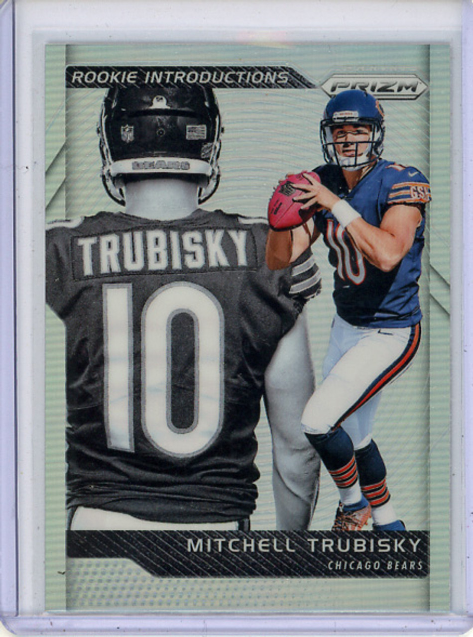 Mitchell Trubisky 2017 Prizm, Rookie Introductions #6 Silver