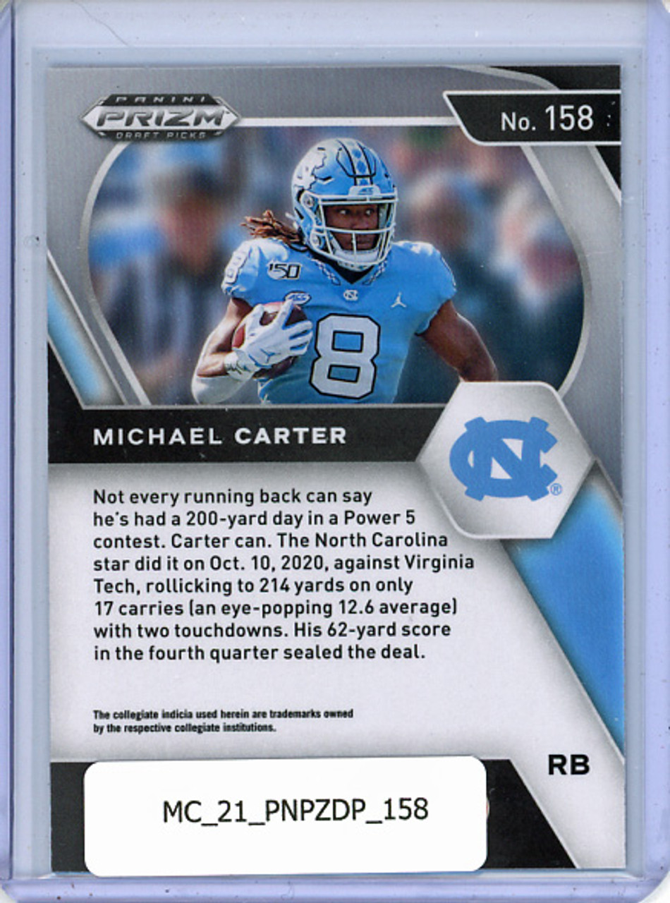 Michael Carter 2021 Prizm Draft Picks #158