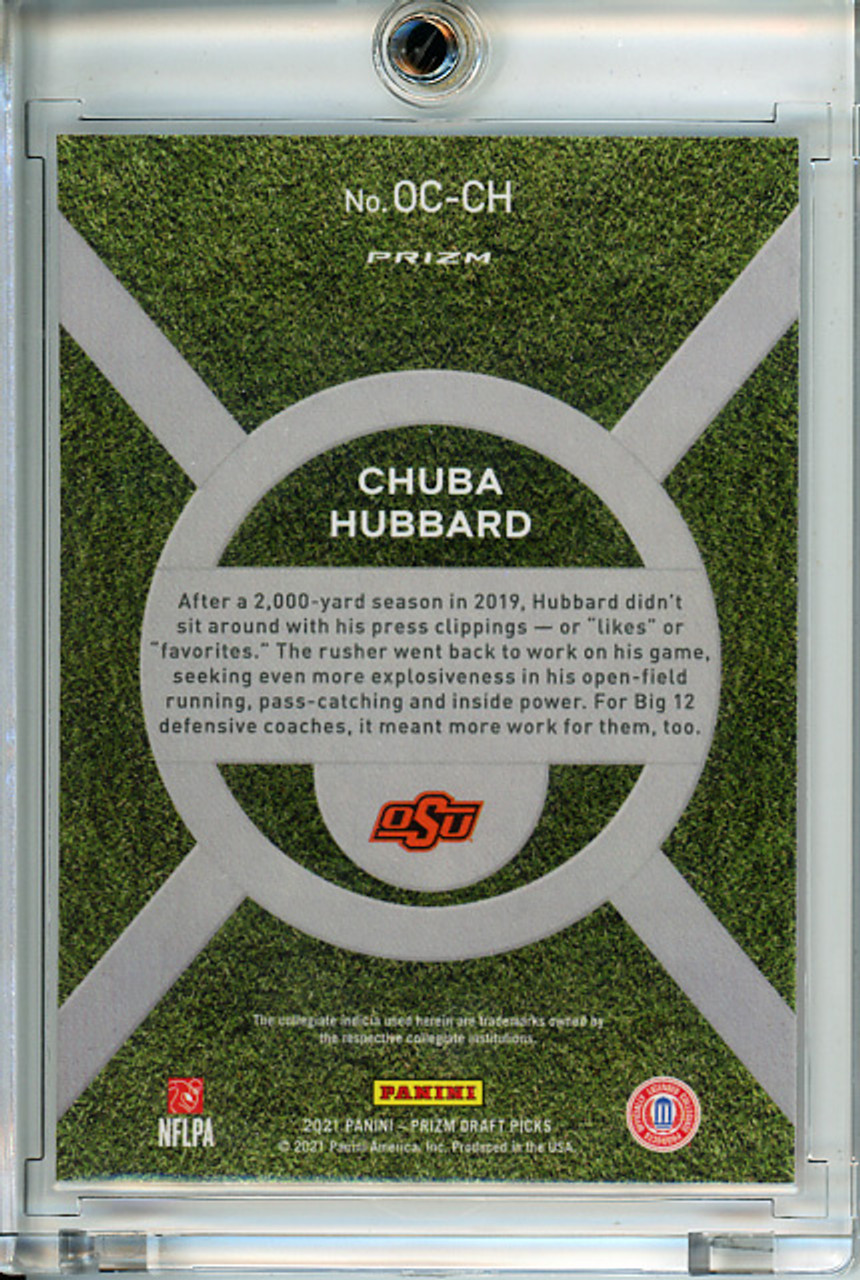 Chuba Hubbard 2021 Prizm Draft Picks, On Campus #OC-CH (1)