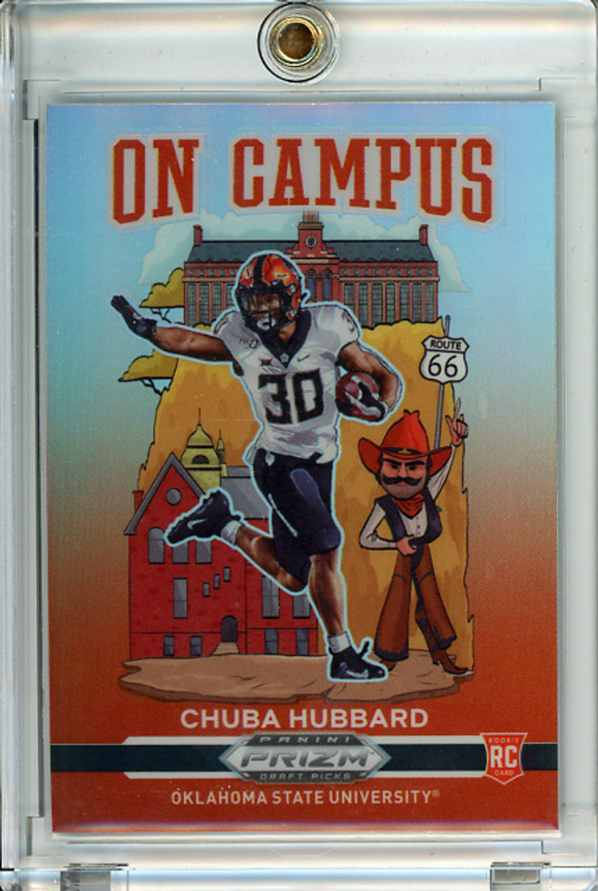 Chuba Hubbard 2021 Prizm Draft Picks, On Campus #OC-CH (1)
