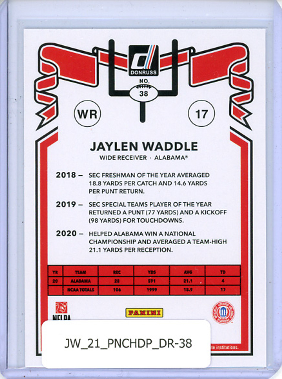Jaylen Waddle 2021 Chronicles Draft Picks, Donruss #38