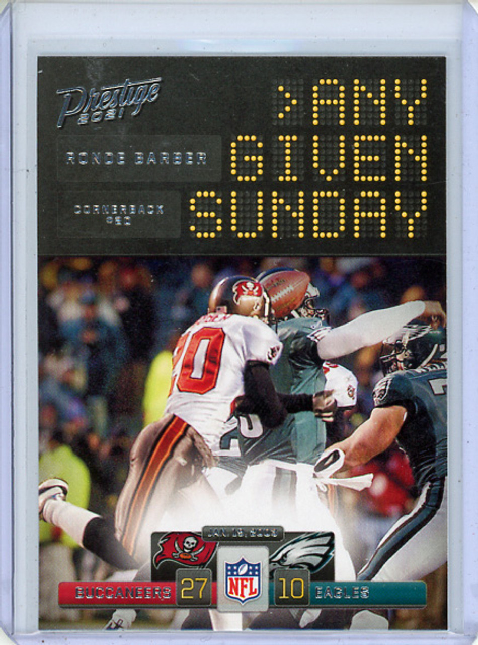 Ronde Barber 2021 Prestige, Any Given Sunday #AGS-RB