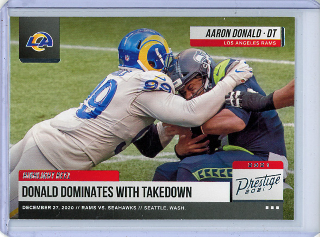 Aaron Donald 2021 Prestige, Highlight Reel #HR-AD