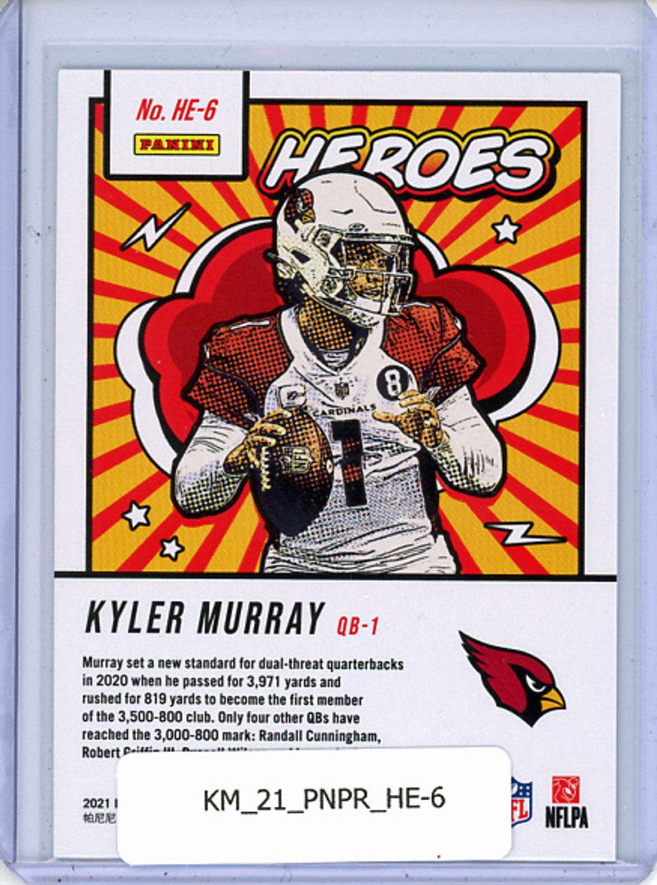 Kyler Murray 2021 Prestige, Heroes #HE-6
