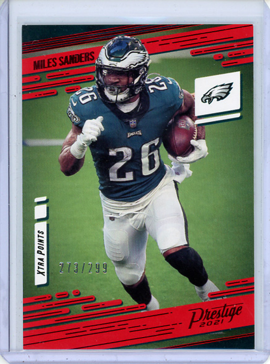 Miles Sanders 2021 Prestige #111 Xtra Points Red (#273/299)