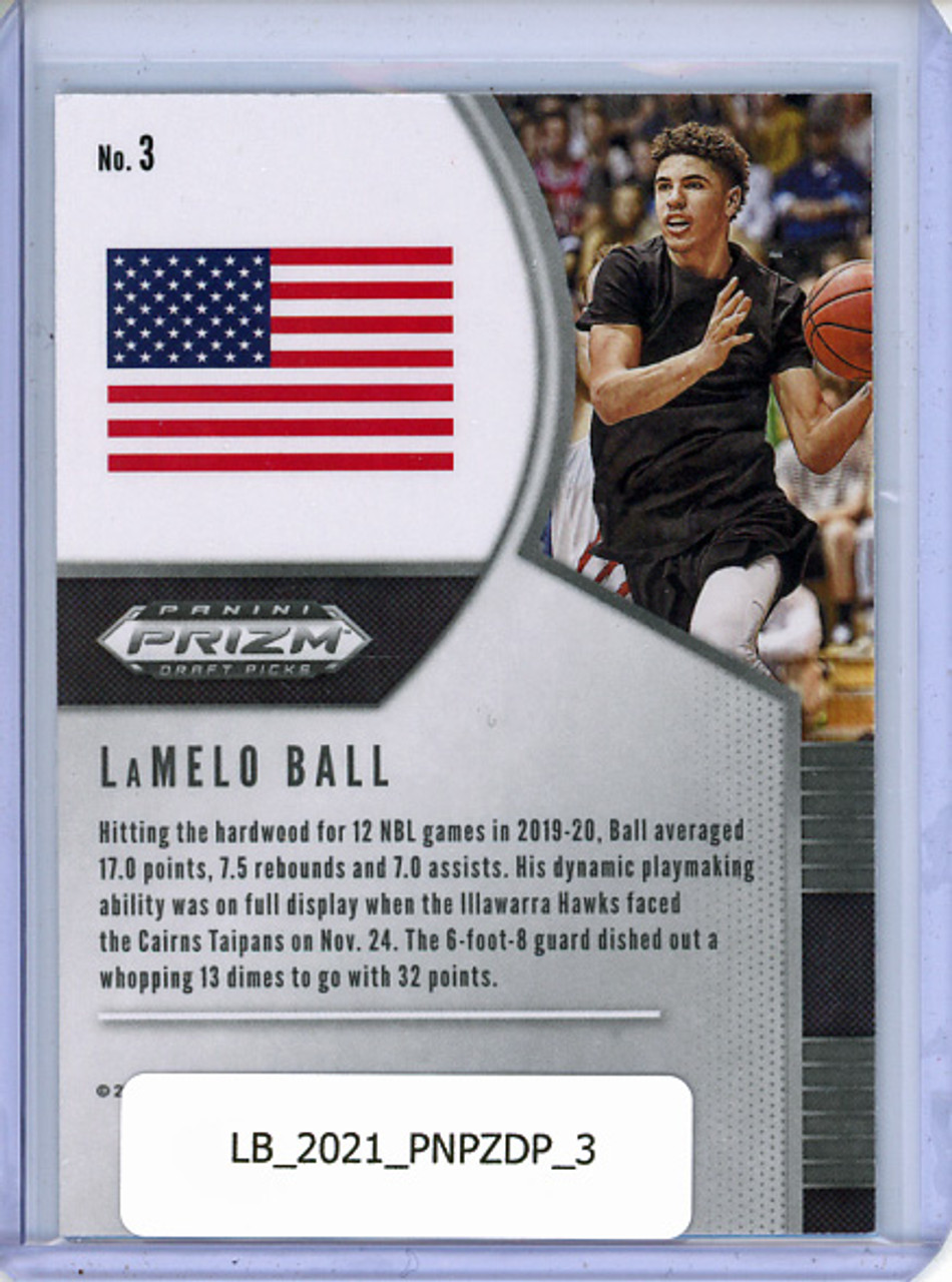 LaMelo Ball 2020-21 Prizm Draft Picks #3
