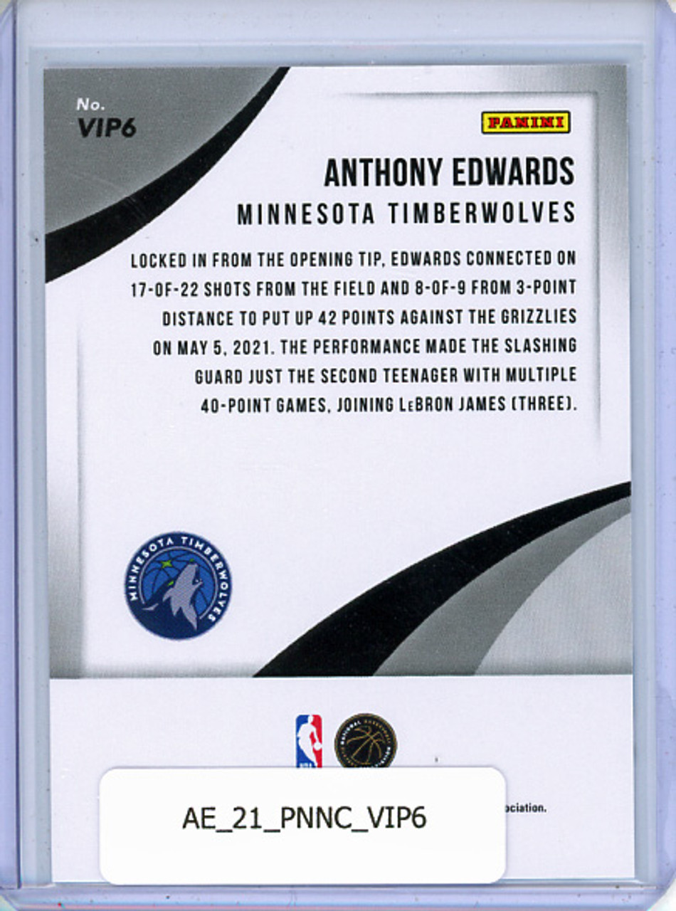 Anthony Edwards 2021 Panini National Convention VIP #VIP6
