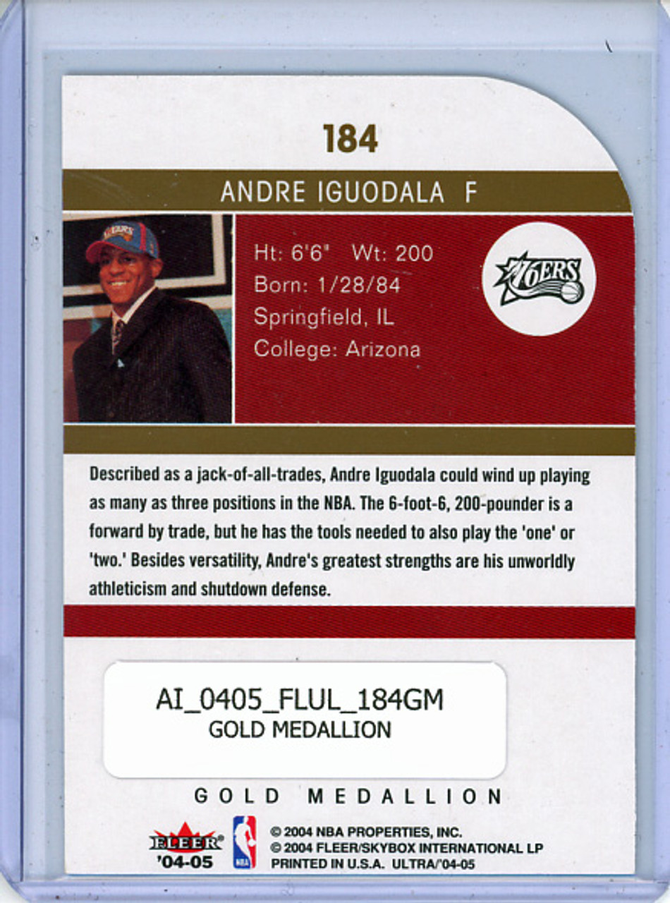 Andre Iguodala 2004-05 Ultra #184 Gold Medallion