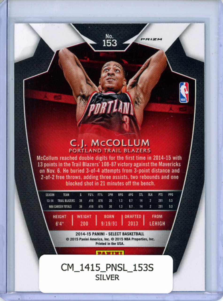 C.J. McCollum 2014-15 Select #153 Premier Level Silver