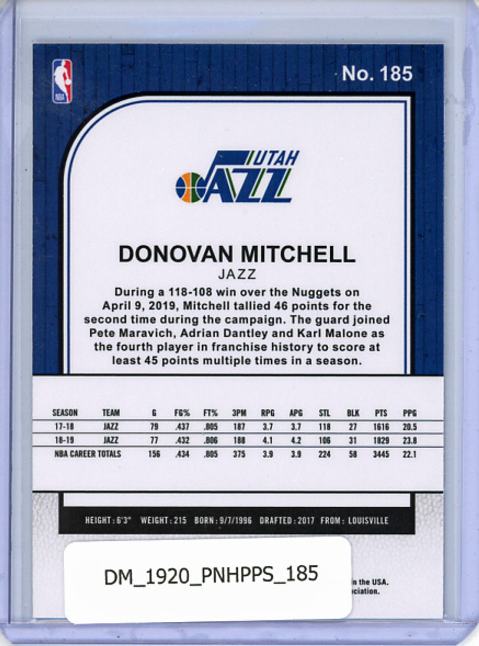 Donovan Mitchell 2019-20 Hoops Premium Stock #185
