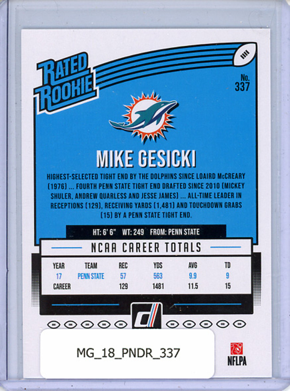 Mike Gesicki 2018 Donruss #337