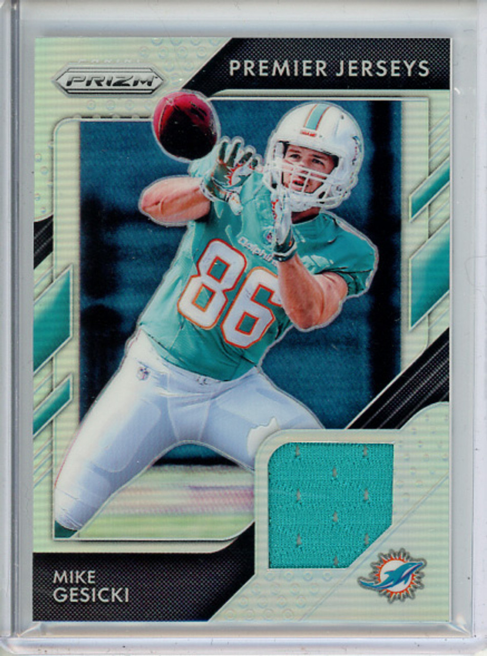 Mike Gesicki 2018 Prizm, Premier Jerseys #PP-16 Silver (1)