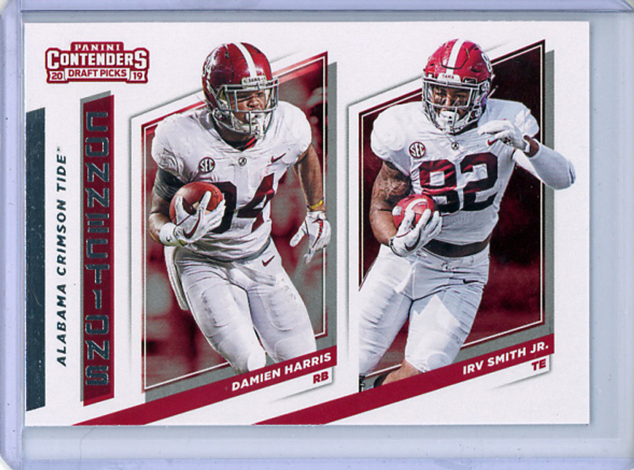 Damien Harris, Irv Smith Jr. 2019 Contenders Draft Picks, Connections #1