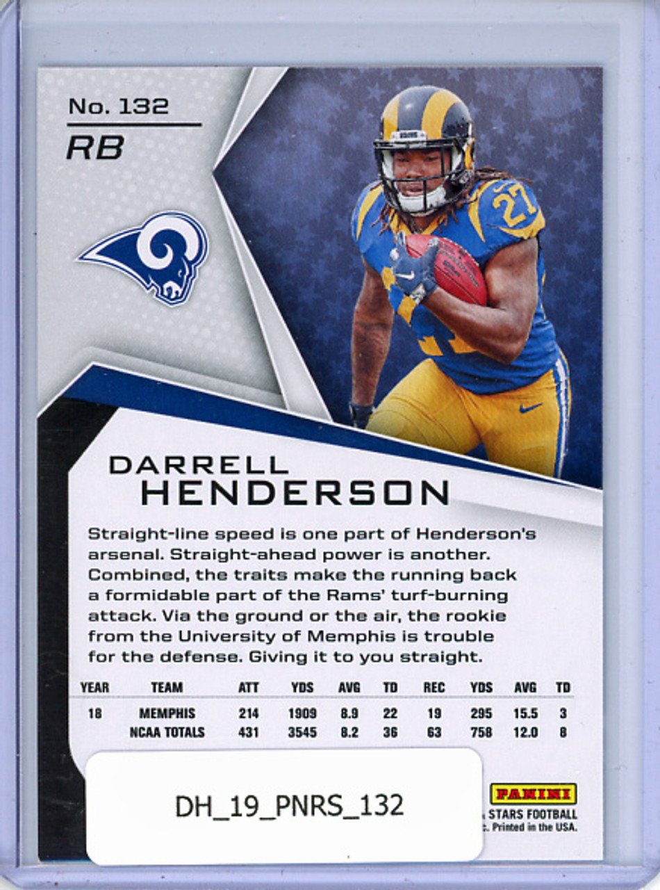 Darrell Henderson 2019 Rookies & Stars #132