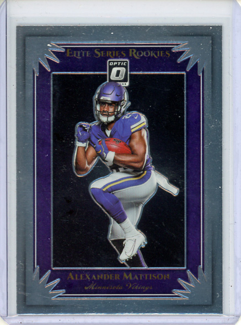 Alexander Mattison 2019 Donruss Optic, Rookie Elite Series #RES21