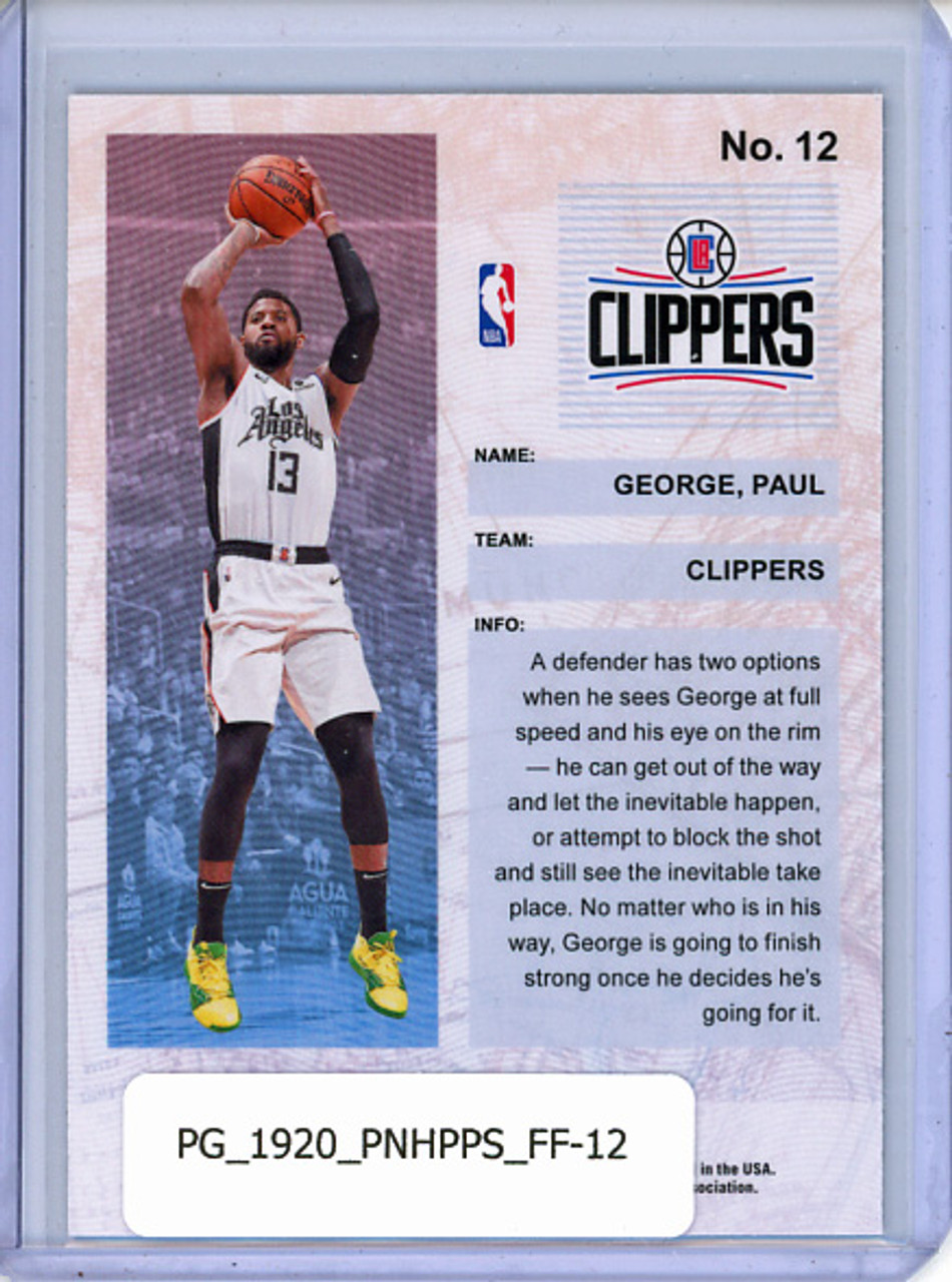 Paul George 2019-20 Hoops Premium Stock, Frequent Flyers #12