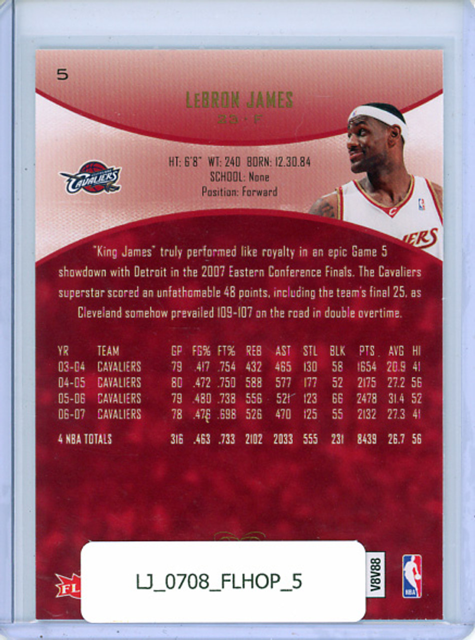 LeBron James 2007-08 Hot Prospects #5