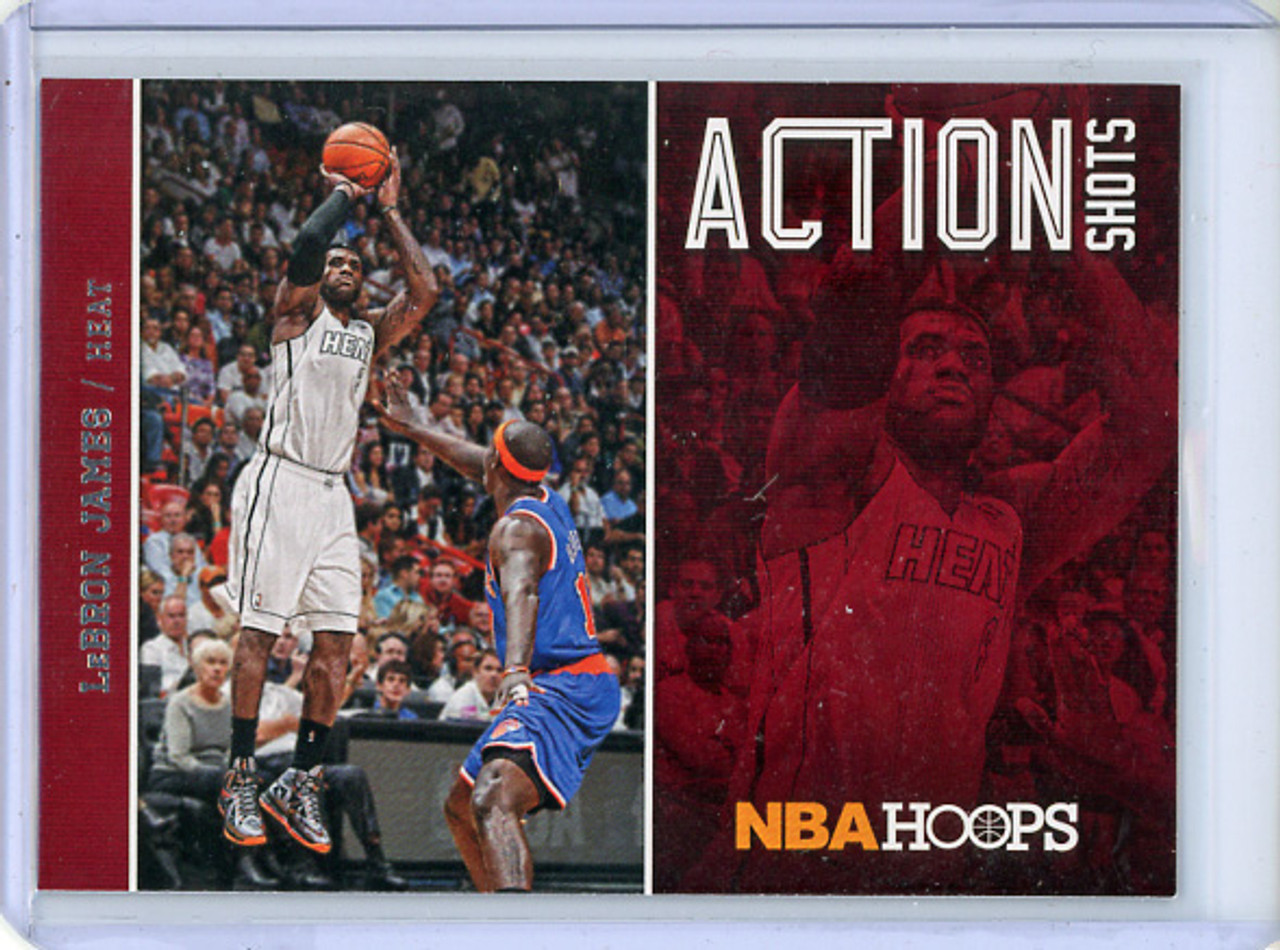 LeBron James 2013-14 Hoops, Action Shots #13