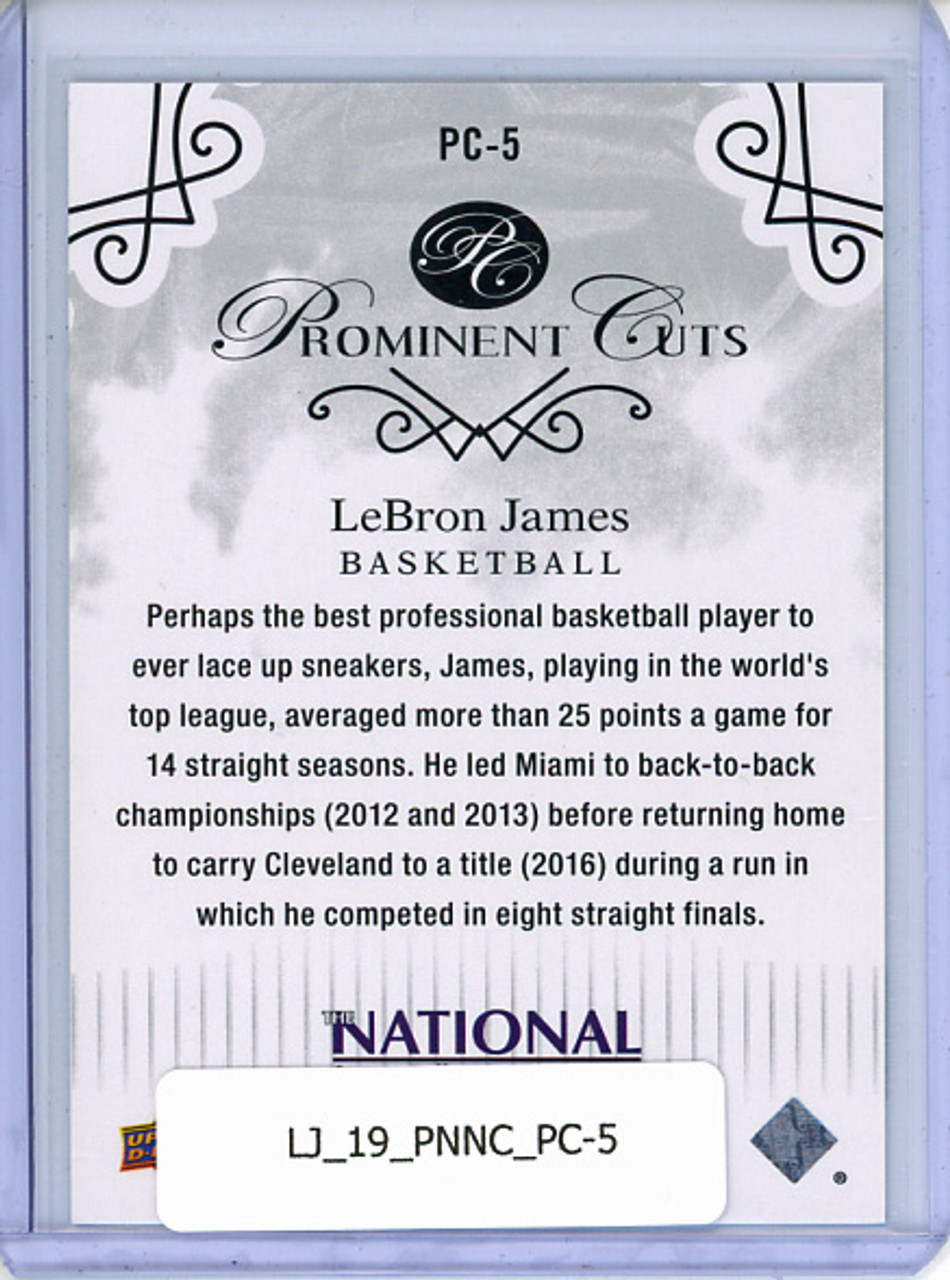 LeBron James 2019 Upper Deck National Convention, Prominent Cuts #PC-5