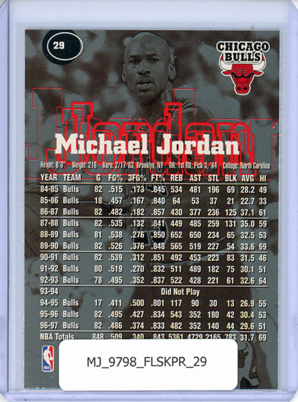 Michael Jordan 1997-98 Skybox Premium #29