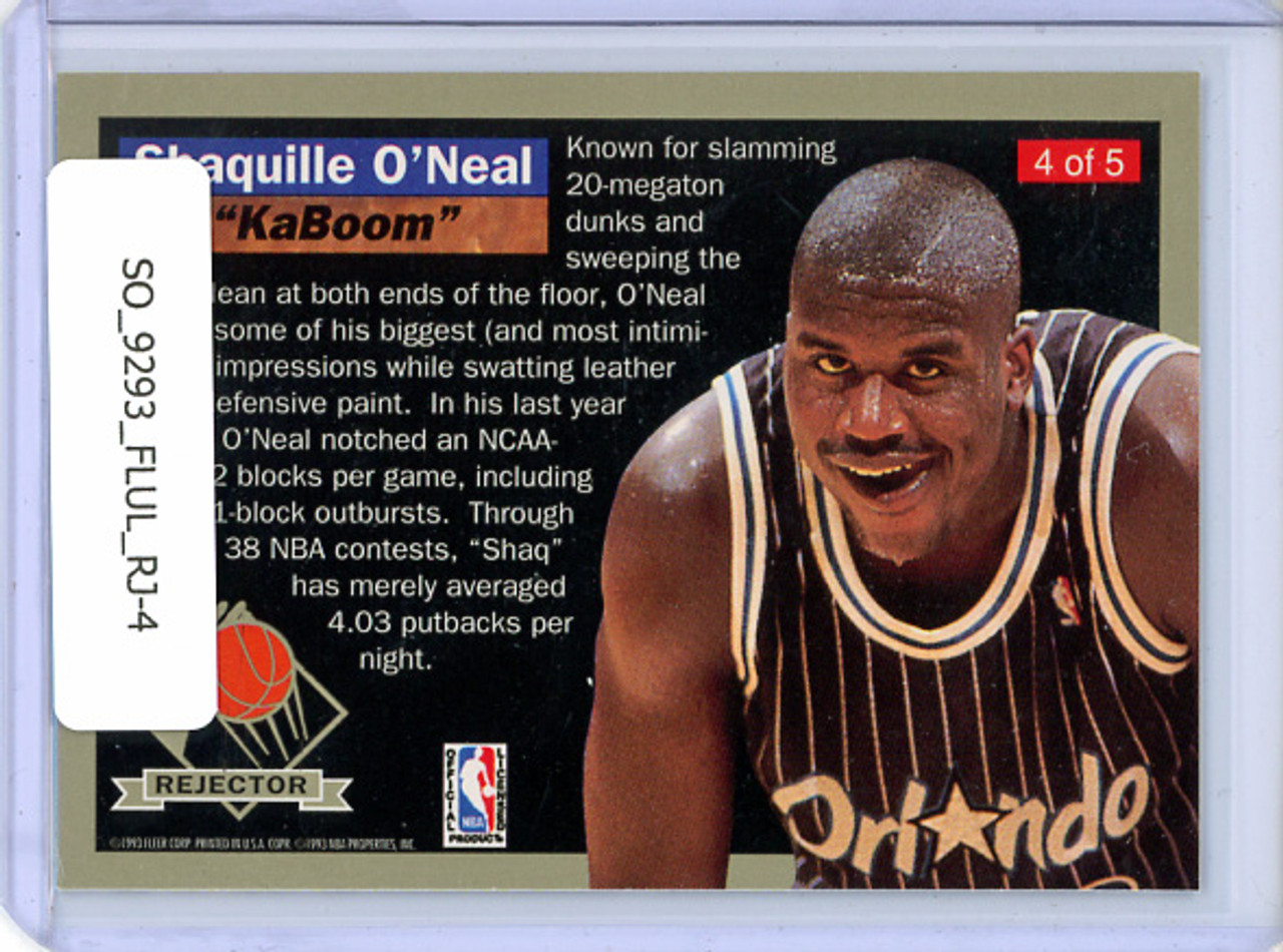 Shaquille O'Neal 1992-93 Ultra, Rejector #4