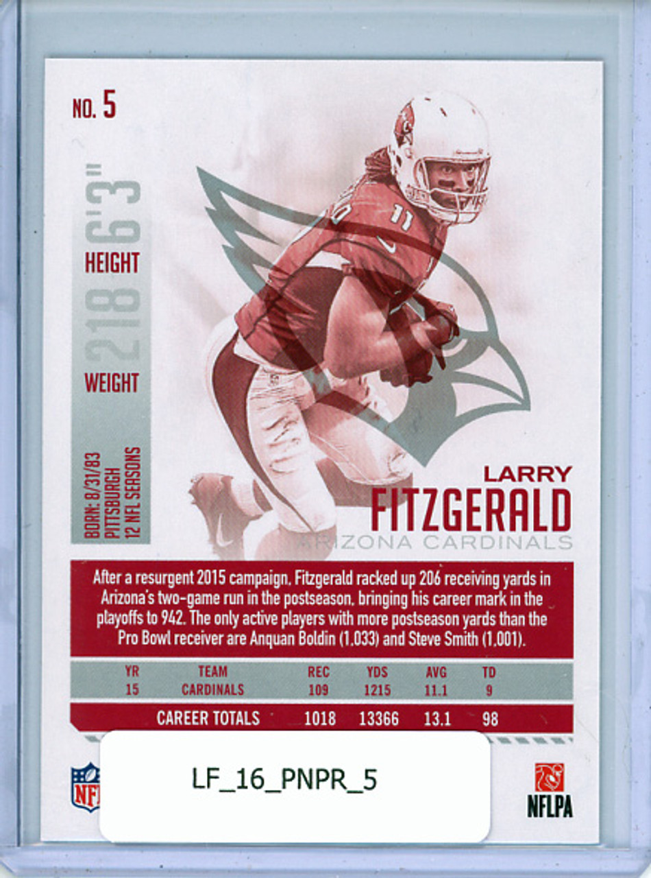 Larry Fitzgerald 2016 Prestige #5