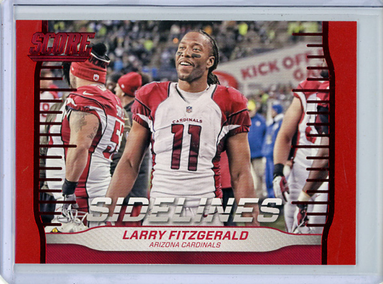 Larry Fitzgerald 2016 Score, Sidelines #8 Red